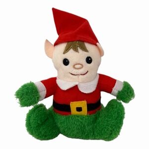 Christmas House Christmas Plush Toy Elf   6 Inches Seasonal Holiday Adorable